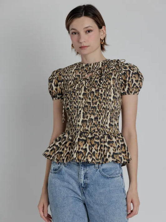Deanna Peplum Top